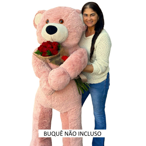 Urso Rafael GG 1,5 metros - Rose