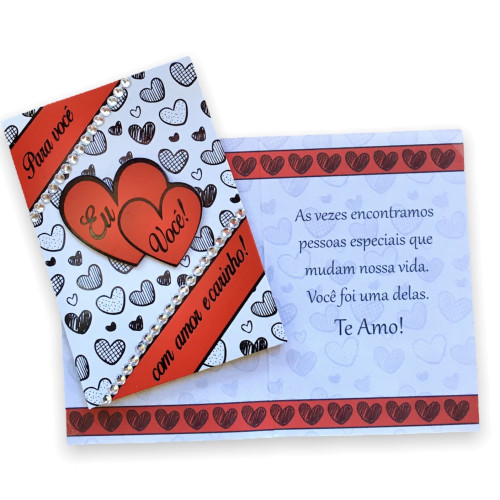 Cartão P -  Com Amor e Carinho