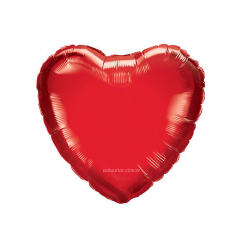 Mini Balão Coração Vermelho 9"