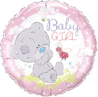 Balão Urso Baby Girl 18"